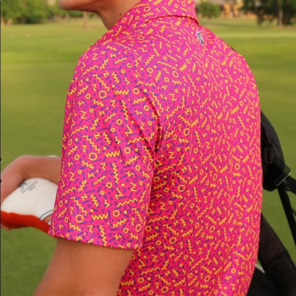 USA Palm Pique Stretch Silky Soft Polo